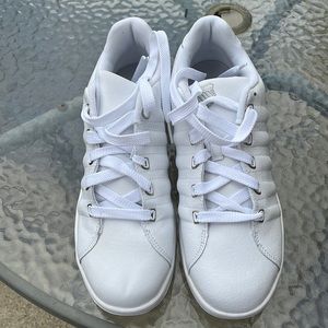New White and Platinum Men’s K-Swiss Albury 2 Size 11